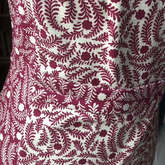 SOLD!!! Boden Floral Print Shift Dress Size 4R - Picture 3 of 6